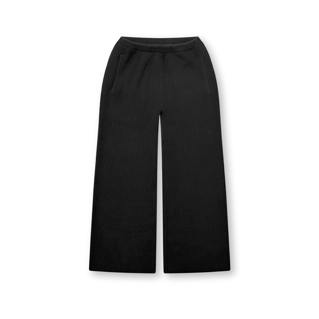 CROPPED KNIT SWEATPANT