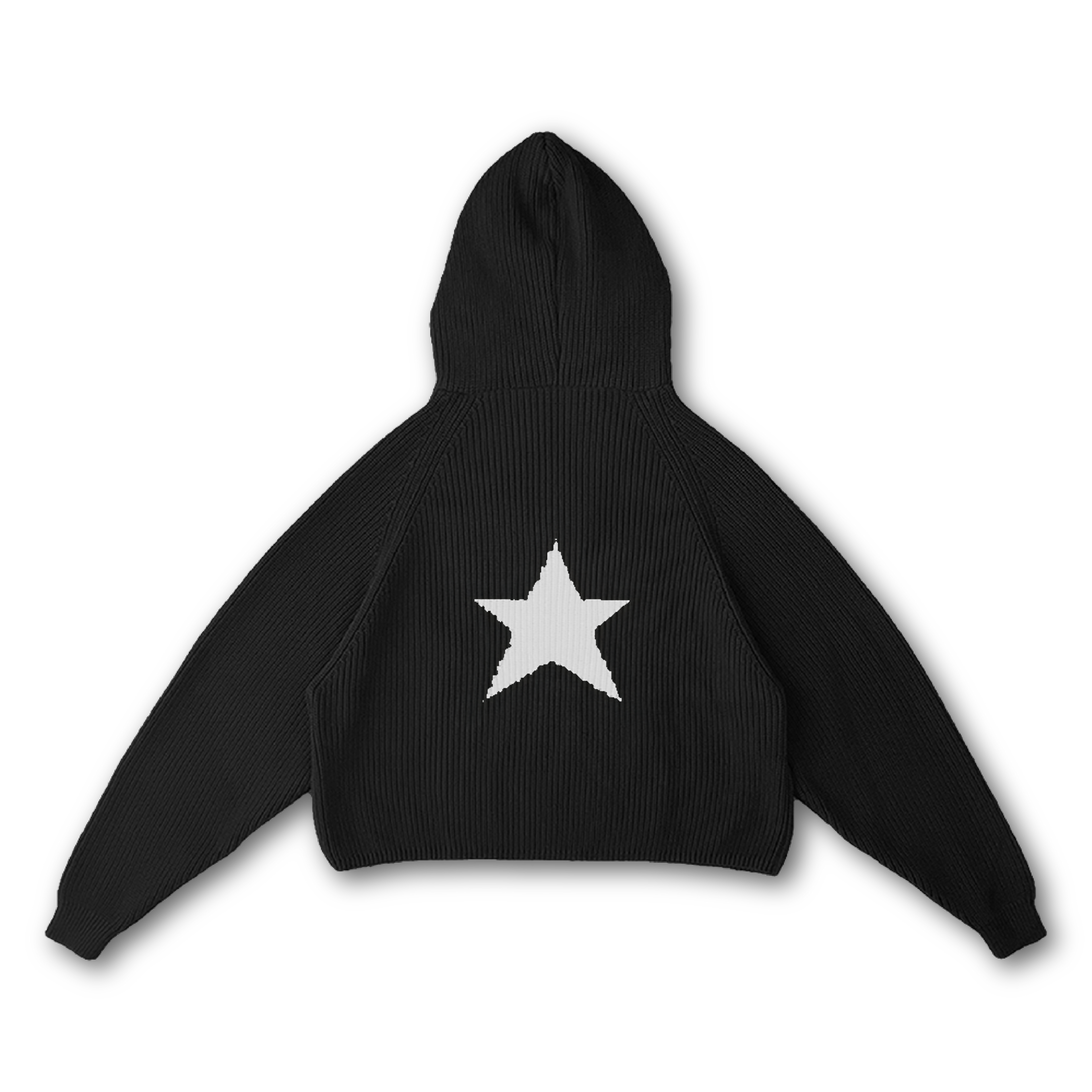 STAR KNIT HOODIE