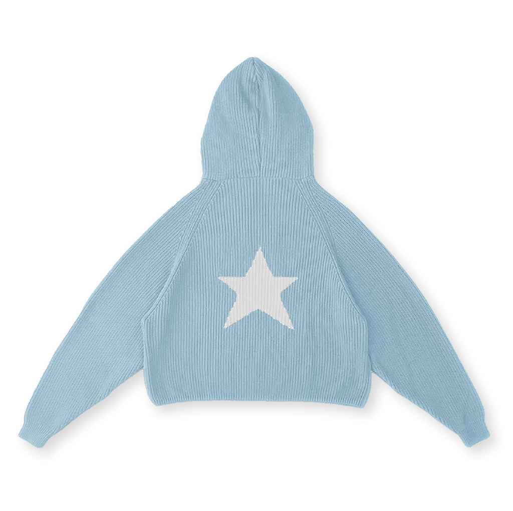 STAR KNIT HOODIE