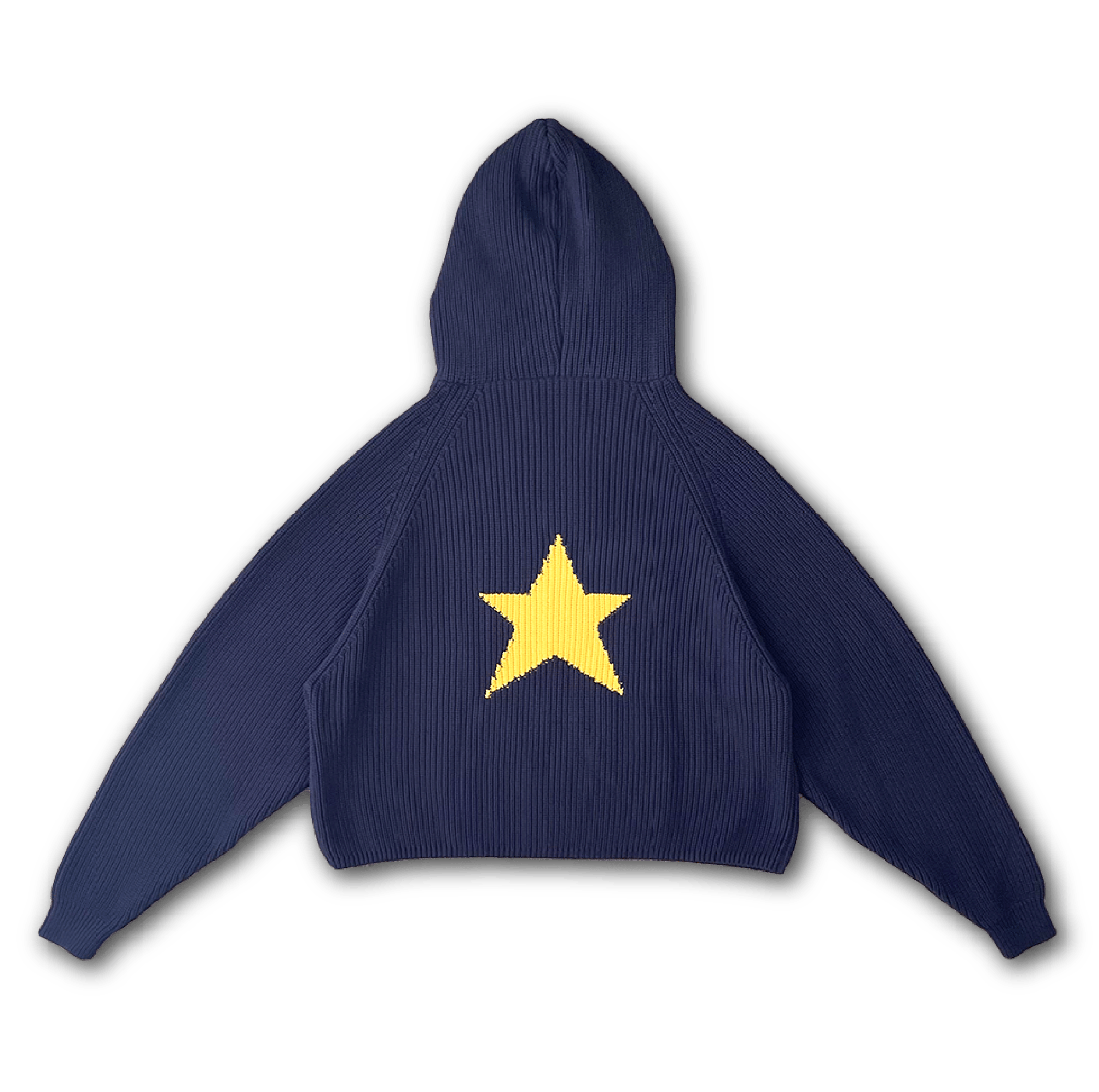 STAR KNIT HOODIE