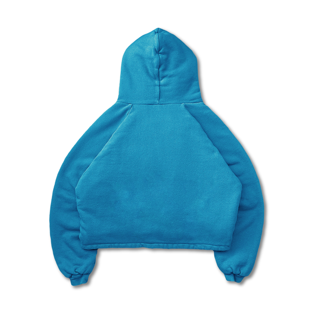 DOUBLE LAYERED PUFFY HOODIE