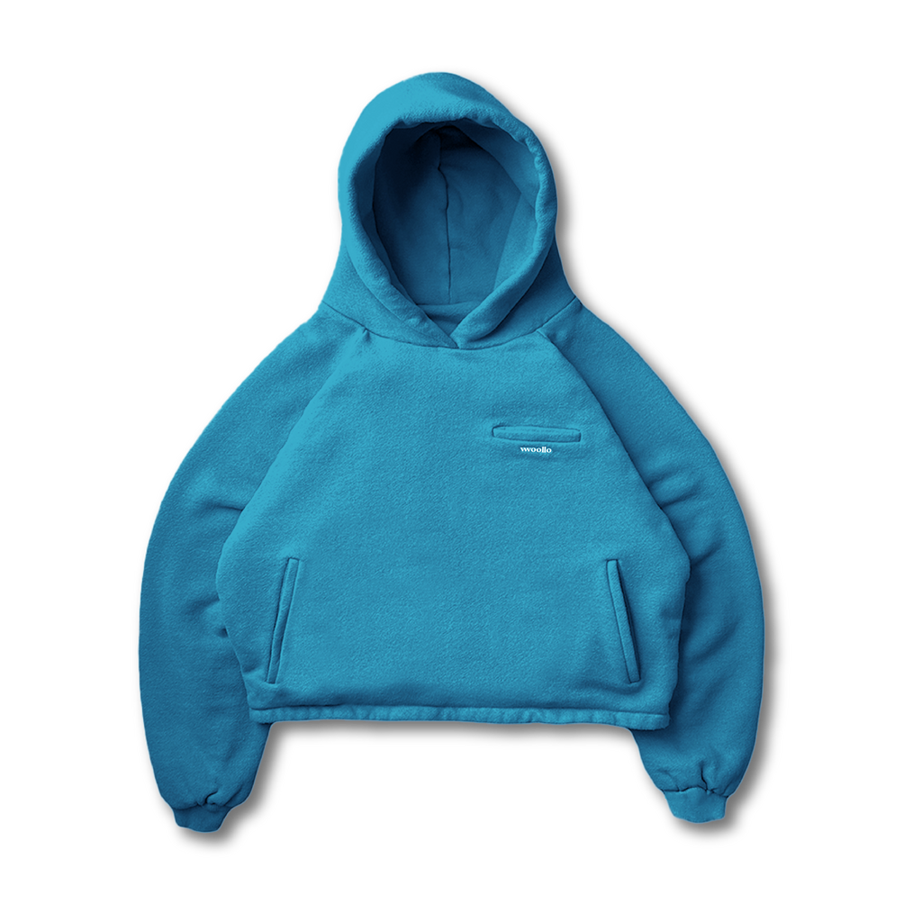 DOUBLE LAYERED PUFFY HOODIE