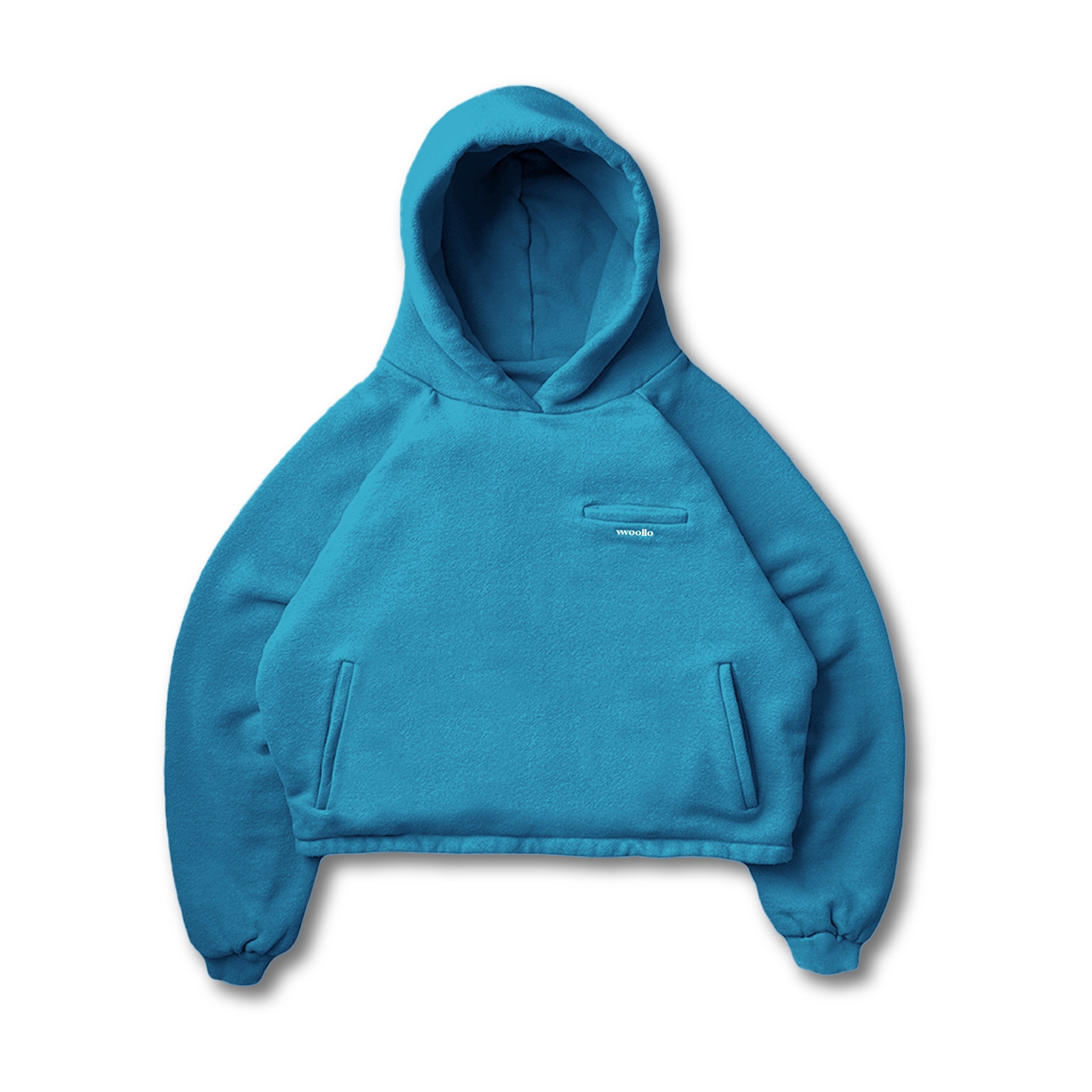 DOUBLE LAYERED PUFFY HOODIE